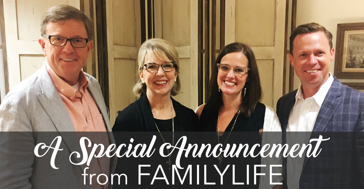 FamilyLifeToday's tweet photo. We join @DennisRainey in announcing his successor, @DavidRobbinsCru. - https://t.co/gZ6eXt3daB | #family https://t.co/xPdt9B0CsK