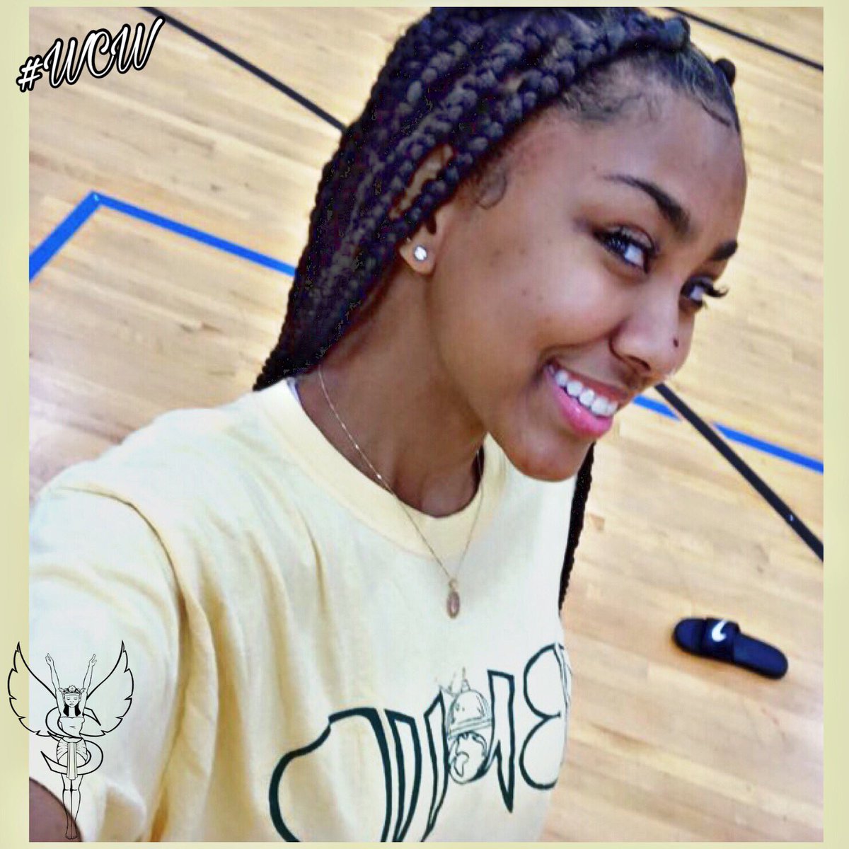 __BMD's tweet photo. Young Queen Kelonie ๐ธ๐ฝ... #OurWCW #BMDThrowbackShirt #IWonderHowSheGotThatShirt lol #WCUStudent #SMDsFinest #BeBeautiful #BeGREAT๐ฏ @keeelo https://t.co/mcdzHaAKlm