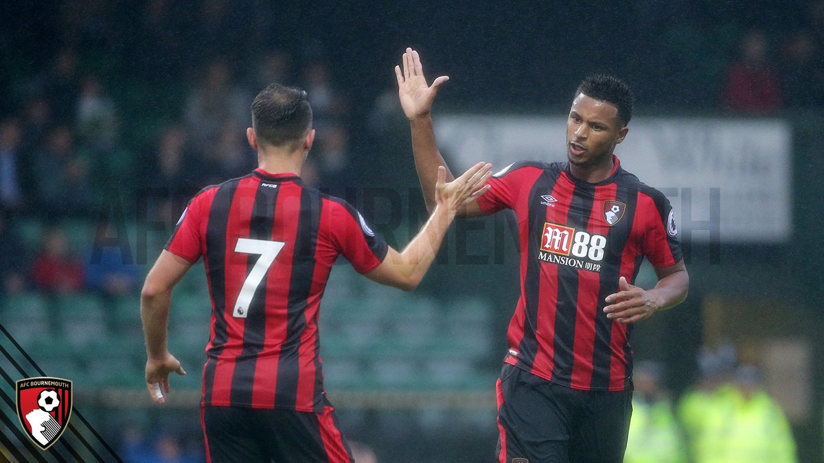 afcbournemouth's tweet photo. 🖐 High fives for an encouraging opening half...

#afcb 🍒 https://t.co/jhbO0mDekx
