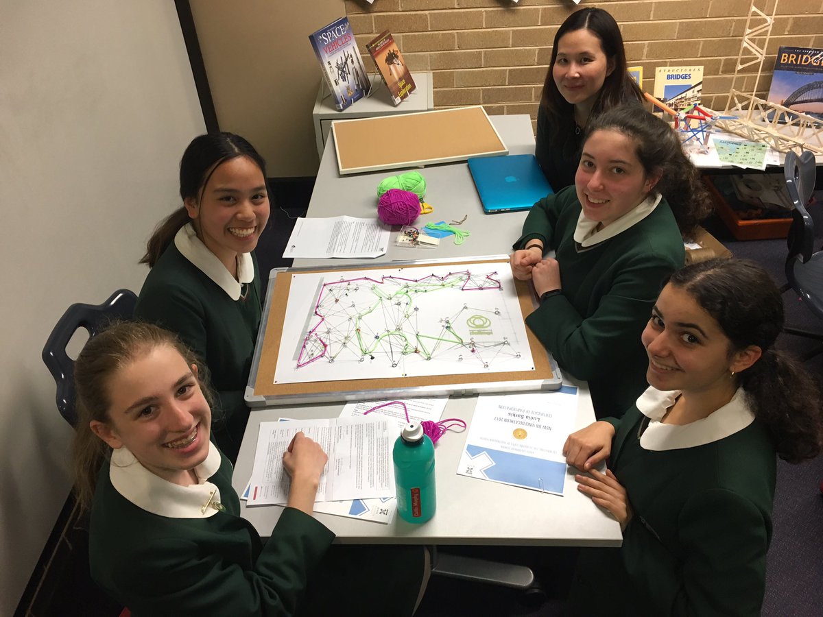 Our future engineers working hard on solving problems. <a href="/SSCommunicate/">Santa Sabina College</a>