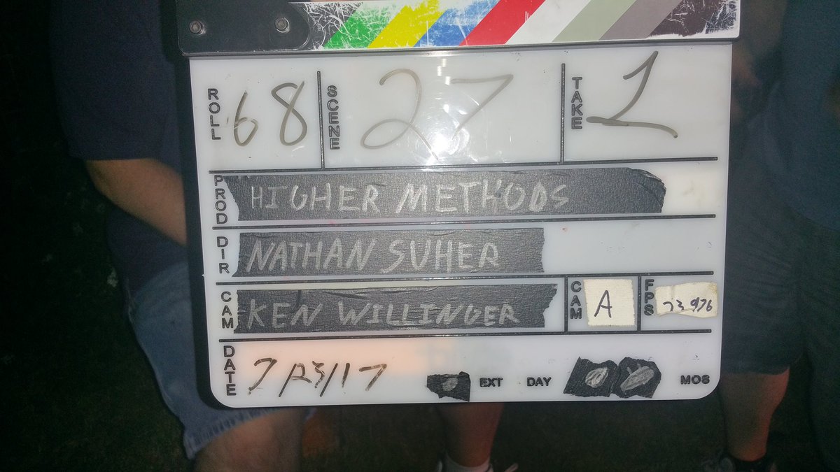 highermethods's tweet image. On the 19th and final day of #HigherMethods!  Final slate!  Final lighting setup! Visit the official website at highermethods.com