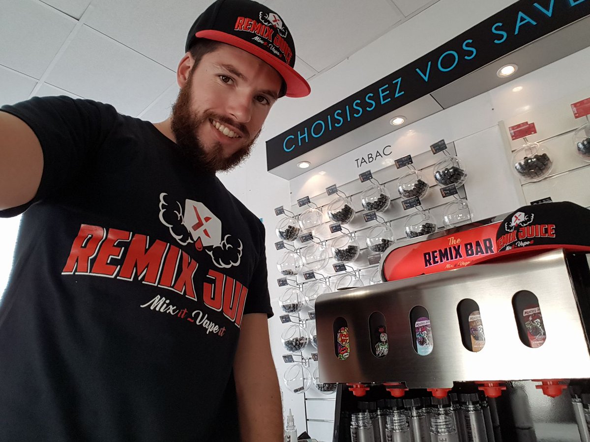 RemixJuiceCOM's tweet photo. REMIX JUICE is now in your #VapeShop #JWELL at Beaugency https://t.co/sasMX4YNqu #MiniRemixBar #Ejuice #Vape #VapeLife #VapeStyle #VapeFam https://t.co/DH0QVoBbIt