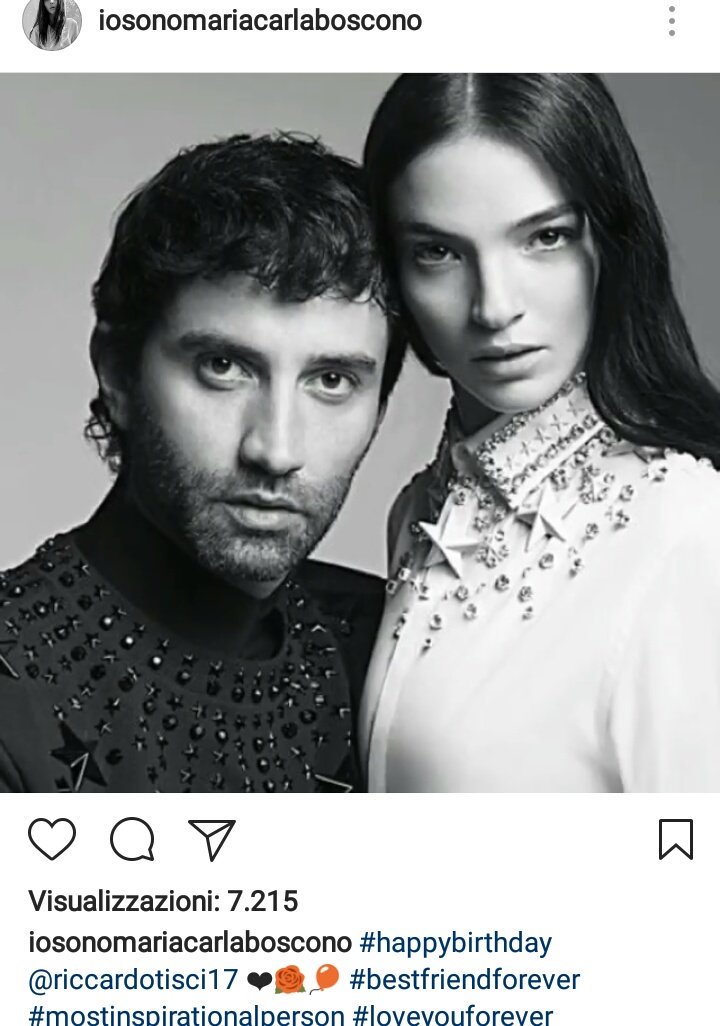 There\s no fashion designer that is appreciated by models like Riccardo Tisci. Happy birthday King Of Givenchy 