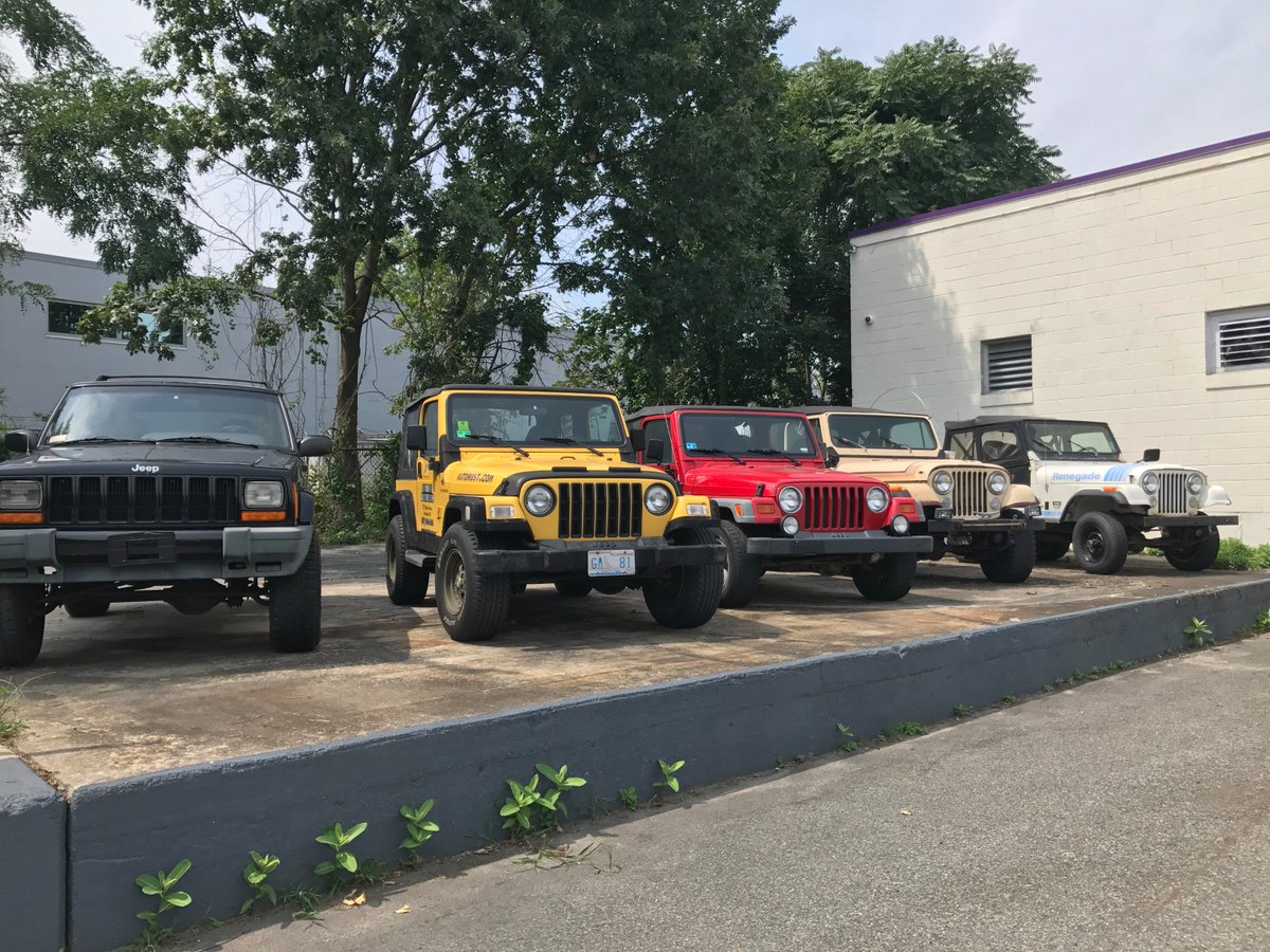 A line up of some of owner Jerry Carlsons' Jeeps #Jeep #JeepMafia #Wrangler #RustyJeep <a href="/THEJeepMafia/">The Jeep Mafia</a>