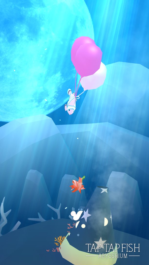 나의 풍선 크라운피쉬:) 
#taptapfish
Download: onelink.to/jhe4sh
