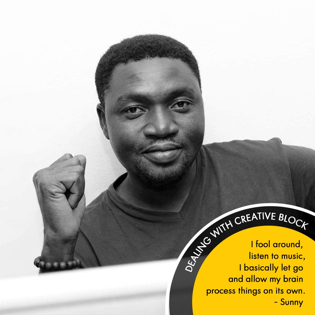 DDBLagos's tweet photo. This week, associate creative director Sunny shares his methods of dealing with creative block. 

#DDBLagos #Creativity #CreativeAgency https://t.co/w85cQroUDl