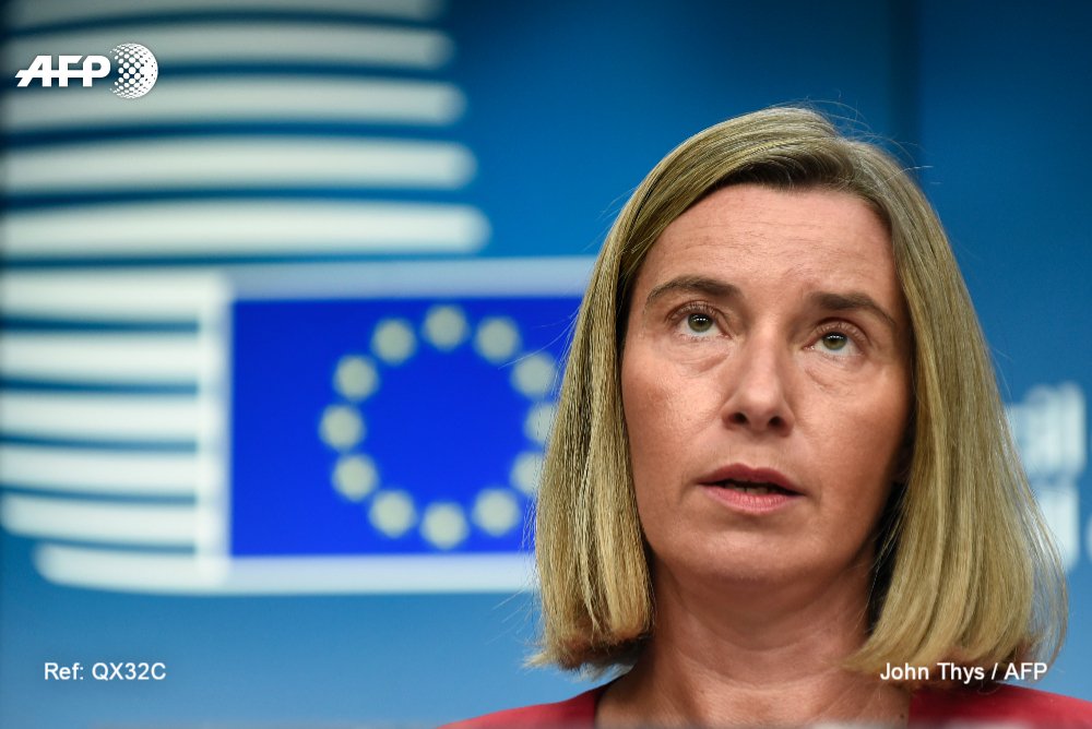 AFPespanol's tweet photo. La UE contempla un "abanico de acciones" por la crisis en Venezuela #AFP https://t.co/TKxmNOzrSV https://t.co/kZtsFFJ9jg