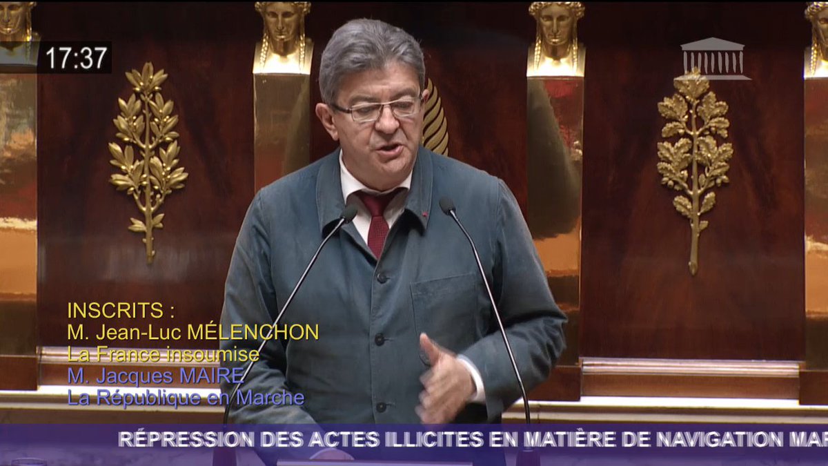 La France doit agir avec la plus grande fermeté pour que s'ouvre une discussion sur les grands espaces maritimes et fonds marins. #DirectAN