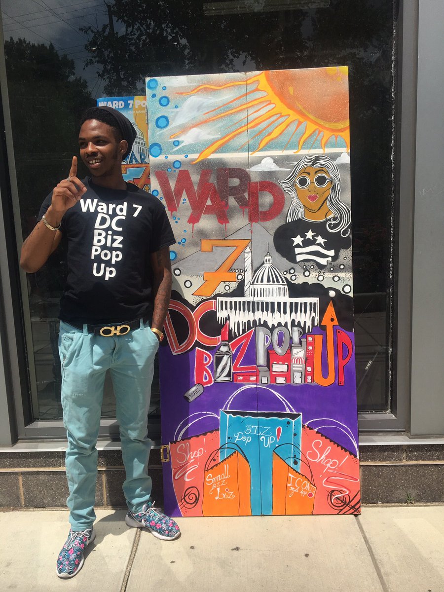 Ward7DCBizPopUp's tweet photo. Only one more day until the last weekend of the #ward7bizpopup stop by tmrw from 5-8pm!! https://t.co/pq0zy3hmPv