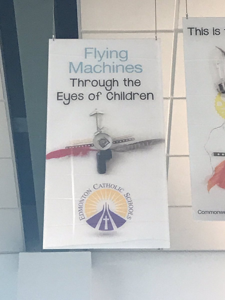 Currently at the airport and saw this! 🙌🏻😊 #ecsdawesome <a href="/EdmCathSchools/">ECSD</a>
