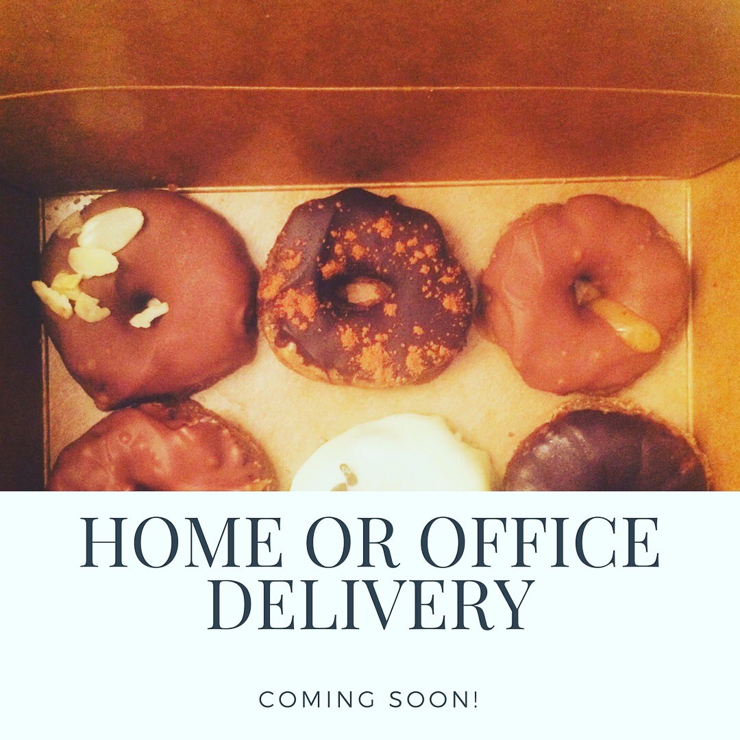 Who would like these beauties delivered straight to your office or door 🚗😋🍩 vegan, natural, refined sugar, gluten &amp; dairy free deliciousness