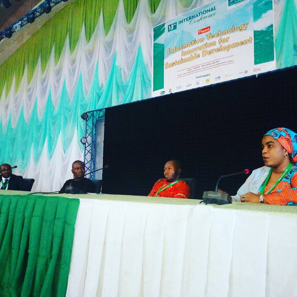 NigeriaComputer's tweet photo. Thanks Maryam Lawan Gwadabe, Founder, @bluehubng_ &amp;CEO, @bsapphireng_  . unique insights on women empowerment using IT @ NCS Conference 2017 https://t.co/14IbTZBJru