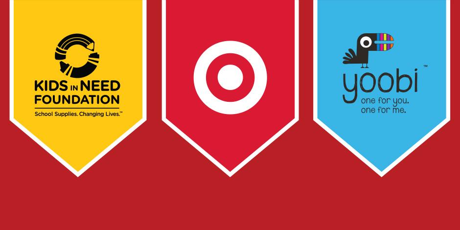 Help <a href="/Target/">Target</a> &amp; <a href="/Yoobigives/">Yoobi</a> donate school supplies to <a href="/KidsInNeed/">Kids In Need Foundation</a>—all it takes is one click! tgt.biz/gpc8h