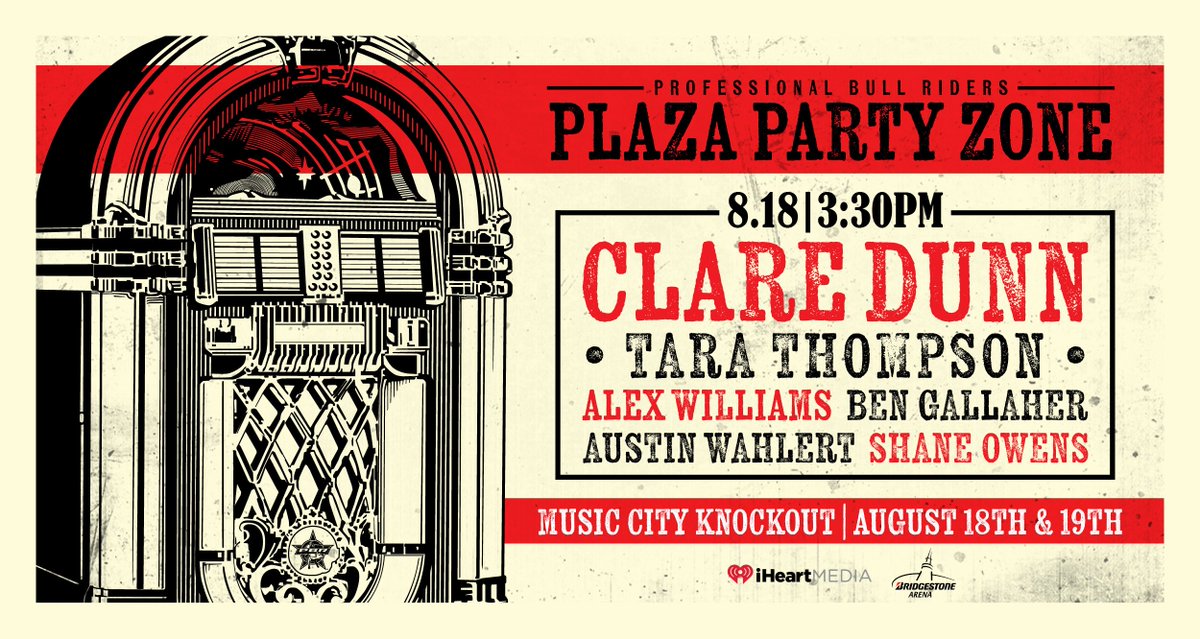 ClareDunnMusic's tweet photo. NASHVILLE! Can't wait to be a part of the Music City Knockout @PBR Party Zone on August 18th! #PBRKnockout https://t.co/sjuvC4Iqvh https://t.co/xDykKii6Ny