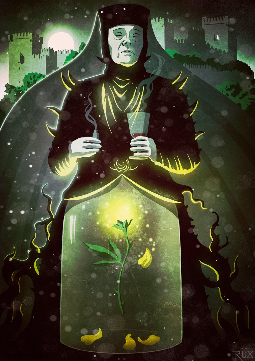 Even if a rose bush loses all its flowers, the thorns will continue hurting. New illustration. #GameOfThrones