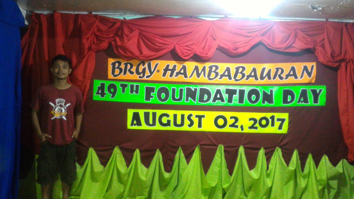 josezeusbade's tweet photo. Happy 49th Foundation Day
#Hambabauran https://t.co/iJxfYZZBtU
