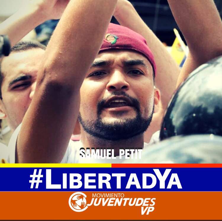 antonioroman205's tweet photo. #2Ago  @SamuelPetitVera Respo. @JuventudesBol lleva 48 días preso INJUSTAMENTE ¡Exigimos #LiberenASamuel #LiberenALos11 https://t.co/DIpppLo1mD