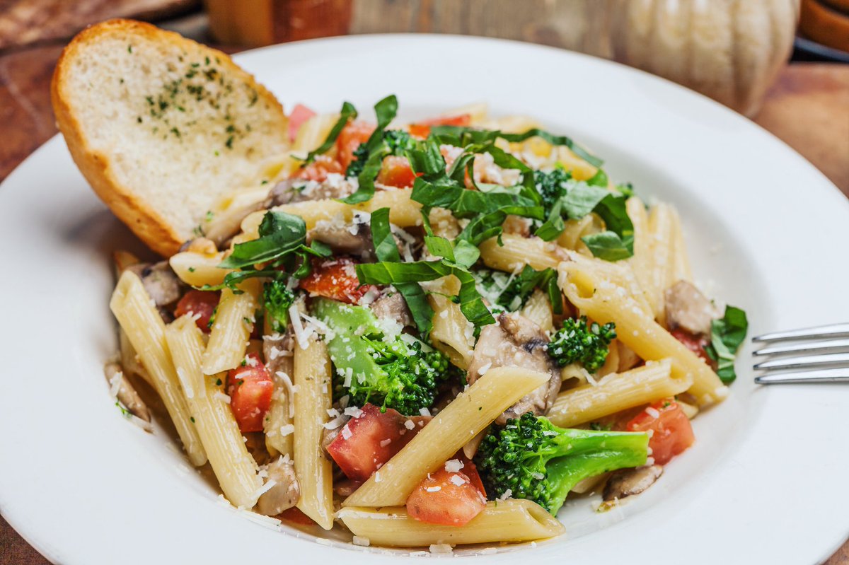 #winewednesday 1/2 price #wine all day! Pair your wine with our Penne Primavera!