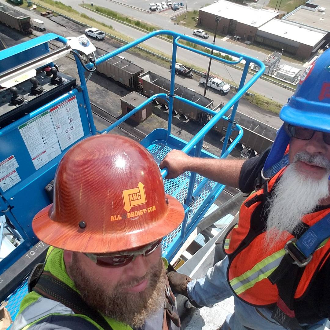 Torquing bolts to 750 ft/lbs on <a href="/DukeEnergy/">Duke Energy</a> Belews Creek coal stacker project
