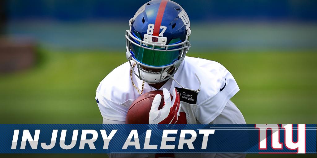 Sterling Shepard carted off practice field: on.nfl.com/D02RKx