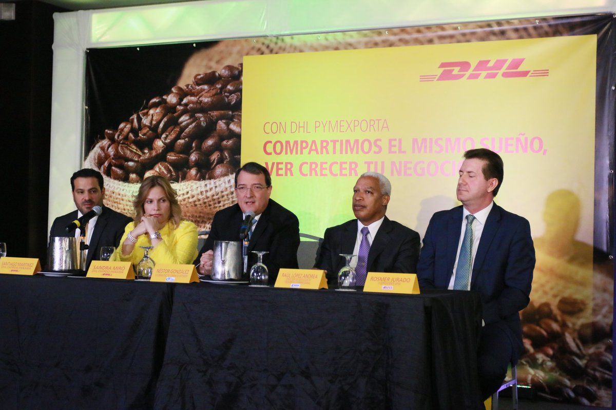 MICIPMA's tweet photo. Felicitamos a @DHLAmericas Express Panamá,por la realización de proyectos que impulsan el desarrollo exportador de las Pymes. #PYMEExporta https://t.co/GtUwasiYjT