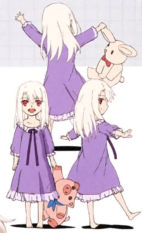 baby illya (with bunny and piggy!!)