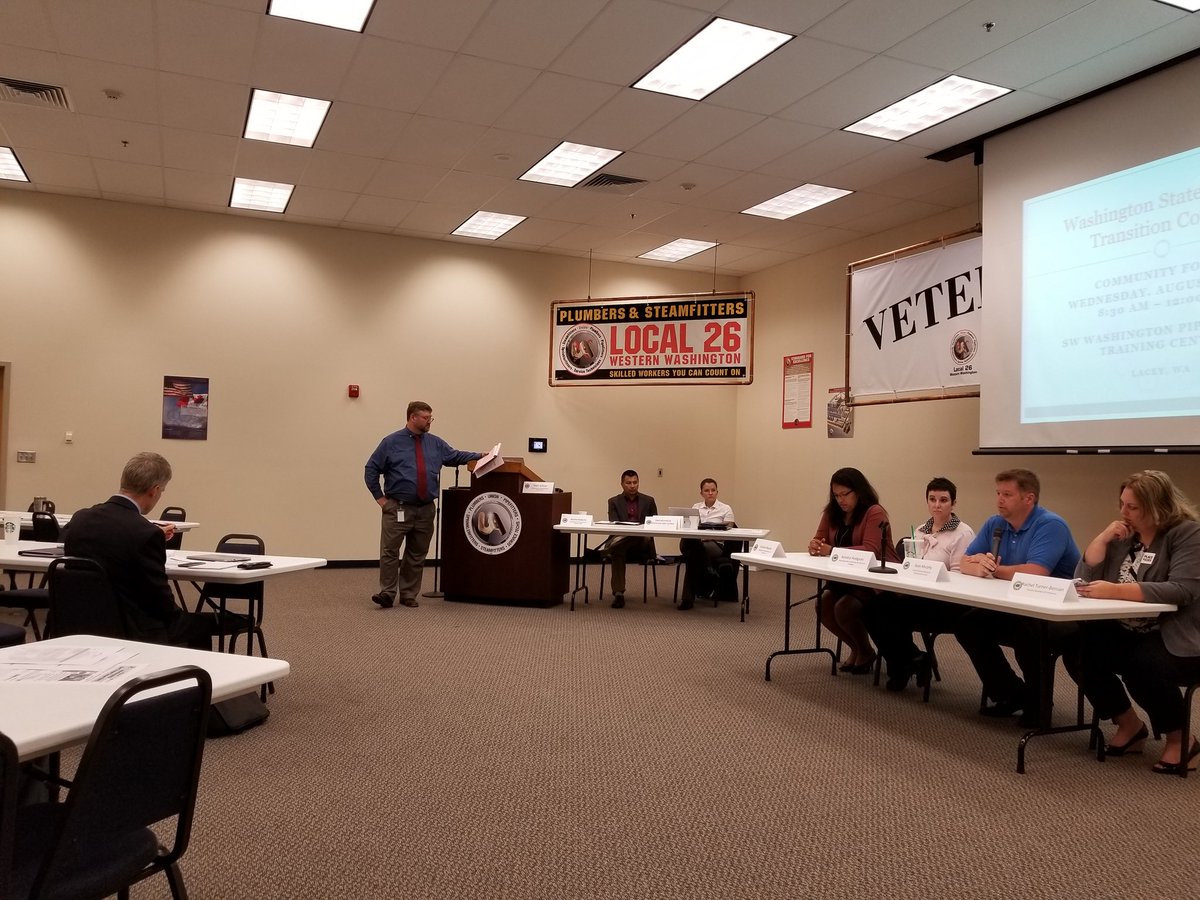 WDVA's tweet photo. What are the jobs? What is the demand? Do colleges have the correct programs in place to meet the demand of available opportunities? #WSMTC https://t.co/HEiCLJaCxJ
