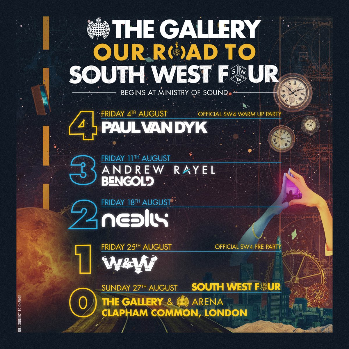 Tickets for our <a href="/southwest4/">SW4 Festival</a> arena increase in price this Fri (Aug 4) at midday!