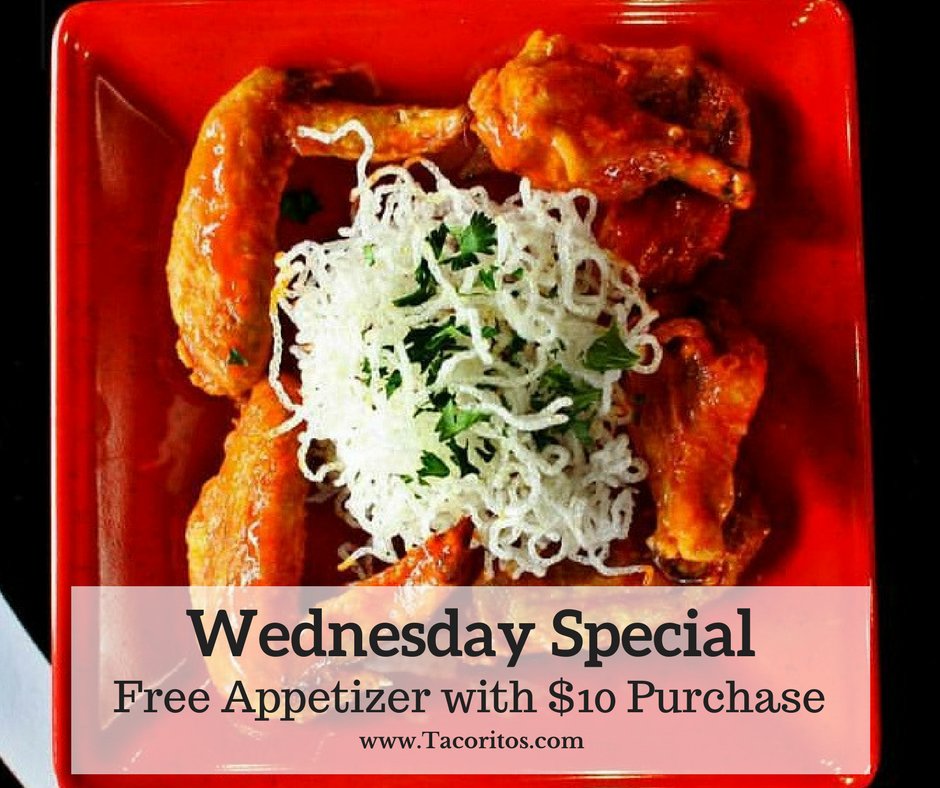 SAFlames's tweet photo. #Wings on #Wednesday? Your choice when you purchase just $10 today you get a free #appetizer! https://t.co/zKYTNPJzzk