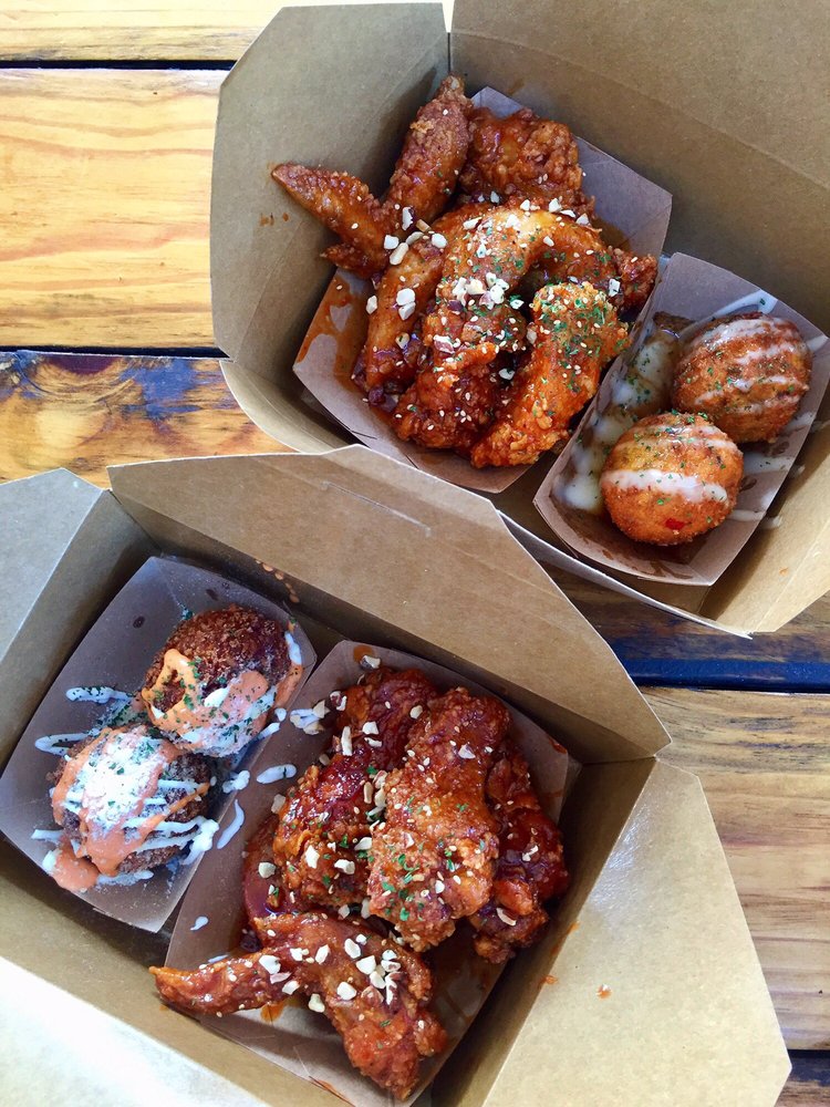 Get through Hump Day with chicken &amp; kimchi balls and chicken &amp; tofu balls from <a href="/KokioRepublic/">Kokio Republic</a> at OtG 5th &amp; Minna today!