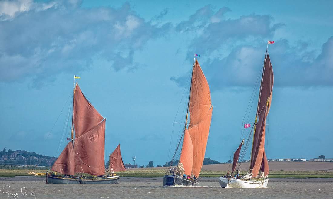 george_fisk's tweet photo. Thames barges #swalematch #bargematch #race @WhitstableLive @wowhitstable @ifootpathuk https://t.co/JLSIpYGtlm