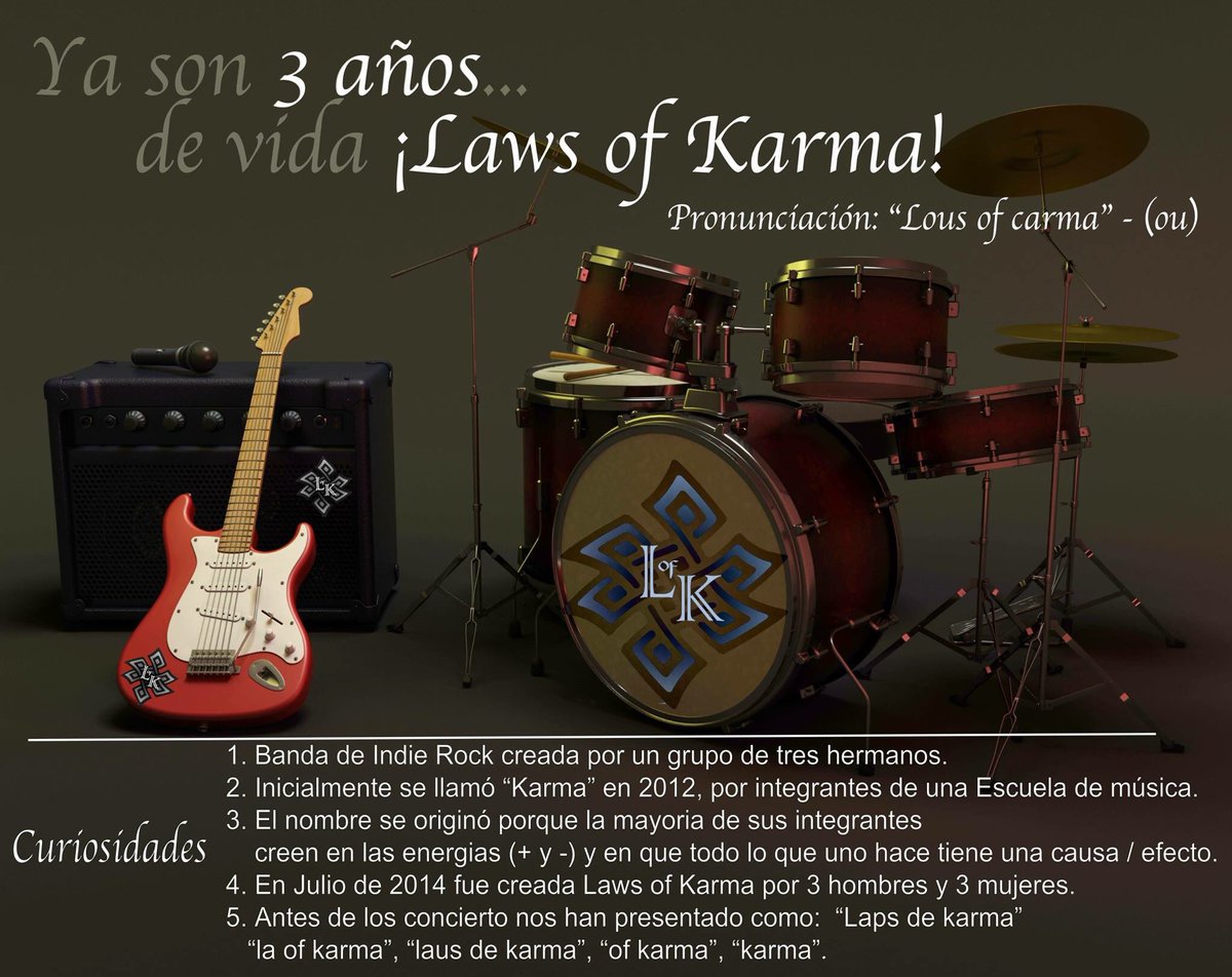 Lawsofkarma's tweet image. Estos 3 años vienen recargados.
¡Muy pendientes ! #lawsofkarma.
Estamos en todas las redes sociales.