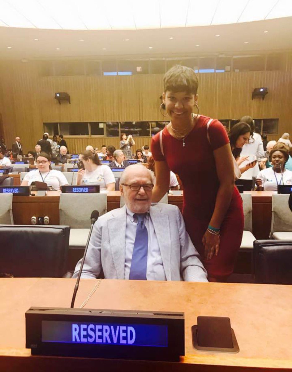 So inspired by Joe &amp; Brianna! At the UN to talk about intergenerational friendships. <a href="/GensUnited/">Generations United</a> #NGODialogues