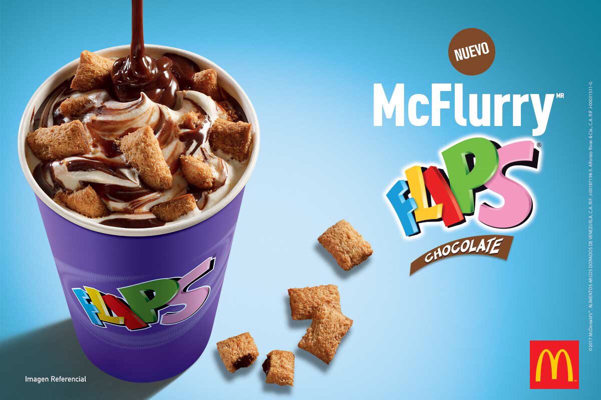 McDonalds_VE's tweet photo. Y así cumplimos el deseo de todos ❤️ con nuestro NUEVO #McFlurryFlips #ElAntojoQueSoñaste https://t.co/RlzeQVkxc3