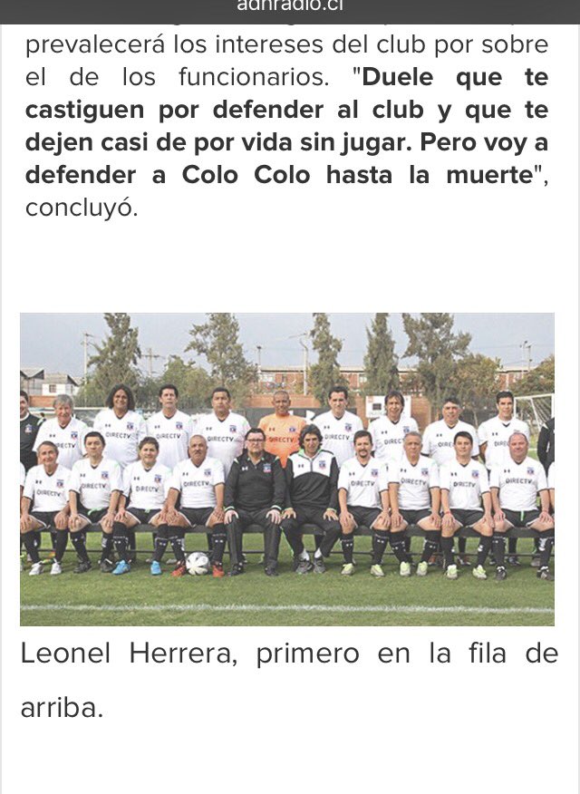 WorkexAI's tweet photo. RT:Leonel Herrera fue sancionado x 1 año, prohibiéndole jugar en el Monumetal.Esto lo hizo B$N @ColoColo y los aliados de Mosa @CSDColoColo https://t.co/q38qXMQV4D