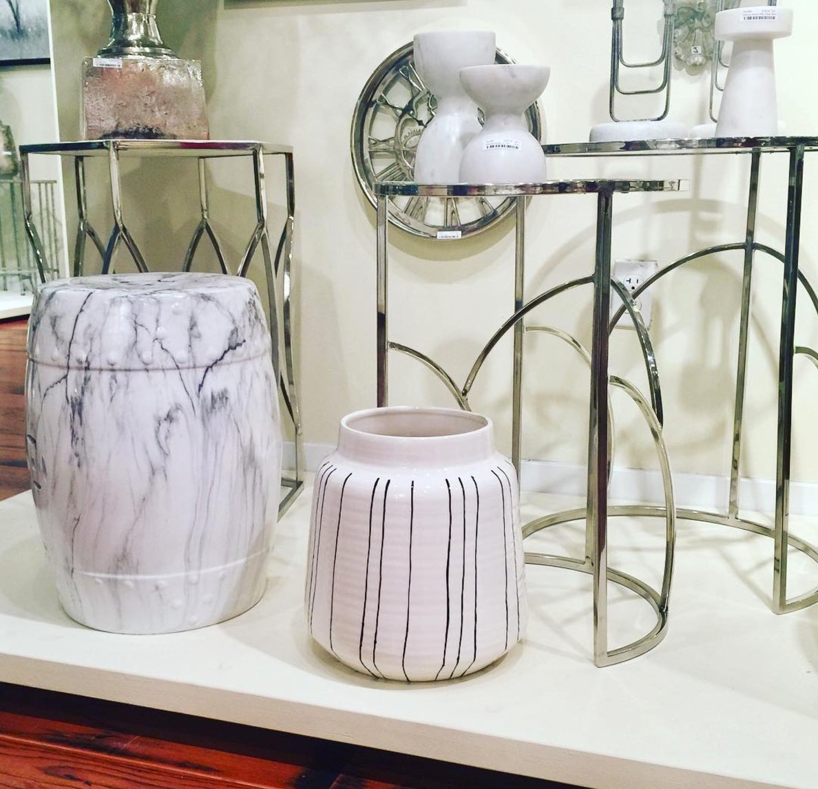 TICweb's tweet image. Our Las Vegas showroom is looking MARBLE-OUS! Thanks for the tag, #HomeAccentsToday!  Check out our Las Vegas WMC showroom, BLDG A #A454.