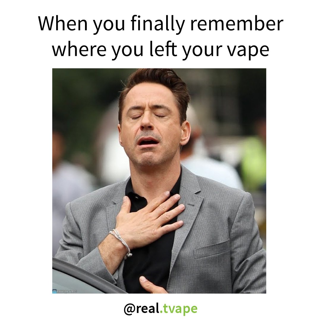 realtvape's tweet photo. It's too painful being away from you 😩😭 #vape #vaping https://t.co/pxcHkFF2ES