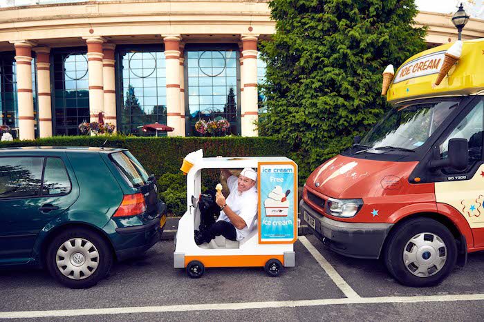 ILoveMCR's tweet photo. World’s smallest ice cream van comes to @intuTrafford https://t.co/9JFSqG13Ab https://t.co/eNHPIwjBAM