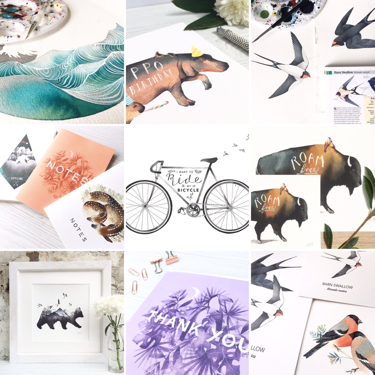 Studio_Taro's tweet photo. Hello August! Here's our top 9 over on Instagram! #studiotaro #illustration https://t.co/zayoW1UuiR