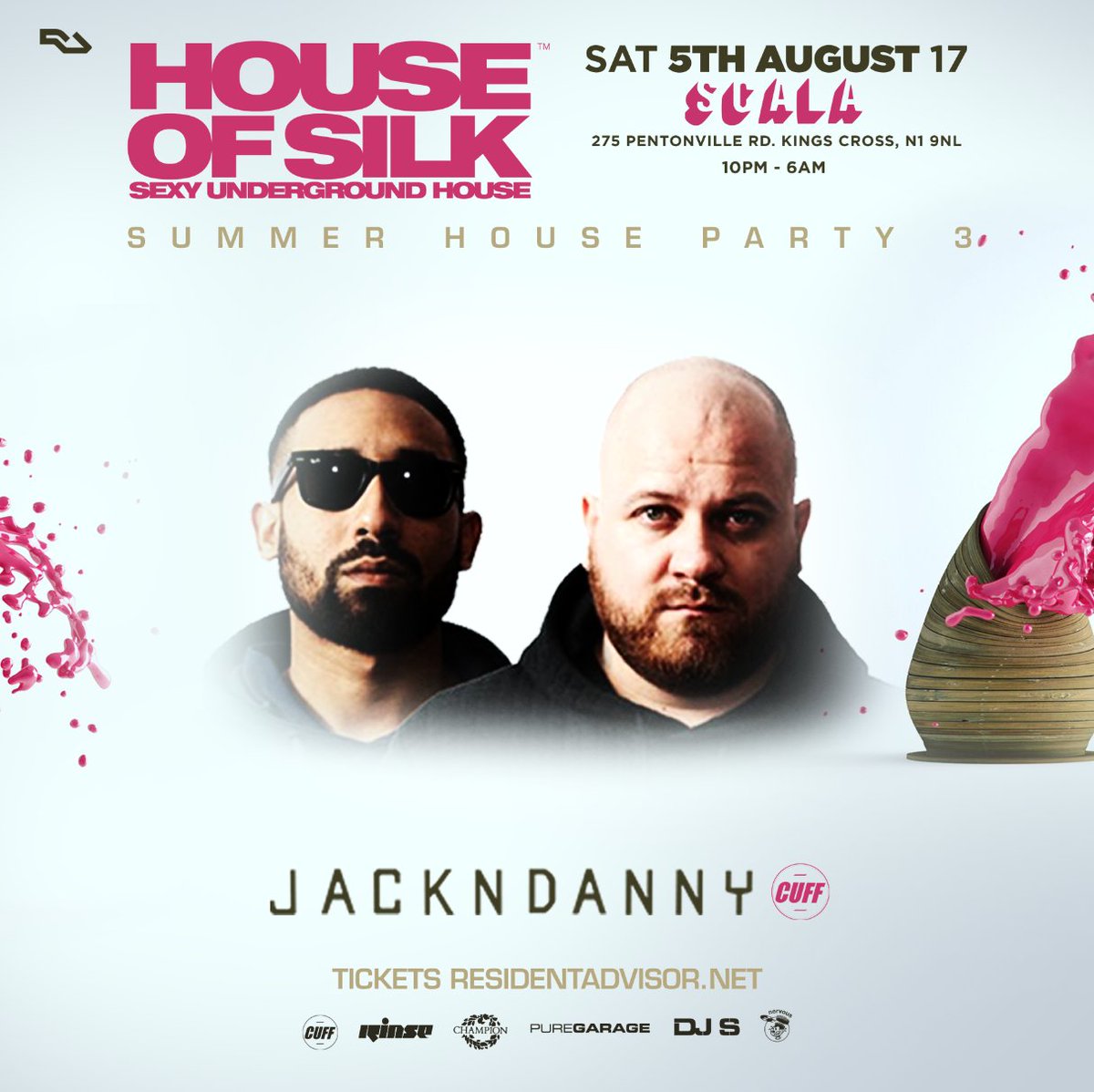 This Sat join <a href="/jackndanny92/">Jack n Danny</a> 
@ House of Silk summer House Party 3 <a href="/ScalaLondon/">Scala</a> 
Tickets residentadvisor.net/event.aspx?891… 
Last Entry 3 am/ID required