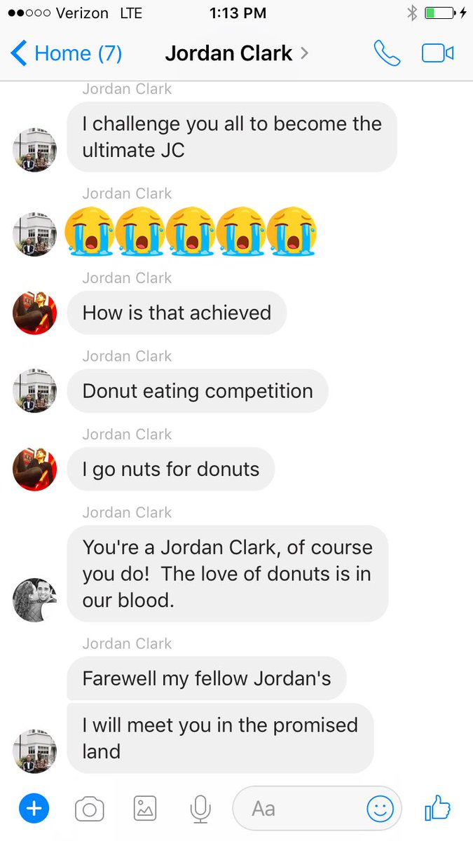 howyouyougood's tweet photo. The best part of my day is chatting with other Jordan Clarks on Facebook 😇😍💕 https://t.co/aHBYy8XI2N