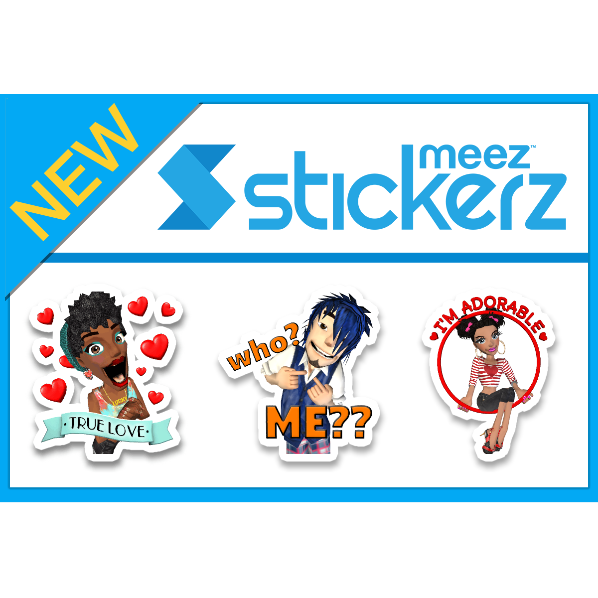 MeezStickerz's tweet photo. All you need is love, la la la love and our new Stickerz pack! #theheartwantswhatitwants #lalalalove https://t.co/Q0wAQ7URxr