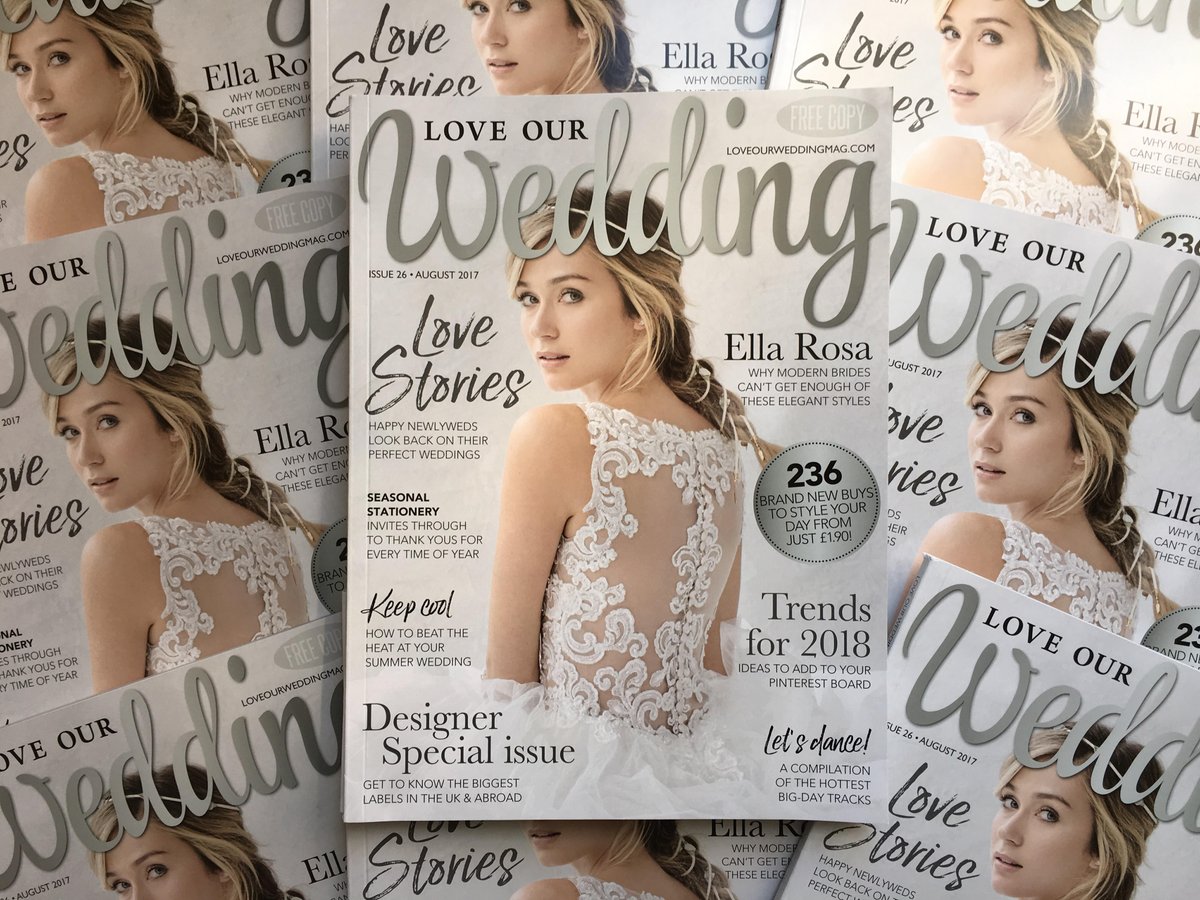 Hi #weddinghour! We're the UK's favourite free wedding magazine stocked by Britain's top bridal boutiques, venues and fairs!