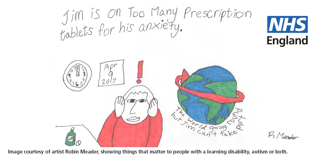 NHS_ICB's tweet photo. How can we stop giving people too many medicines? #improvingLD #STOMP #TransformingCare https://t.co/VQtZUT5QIc