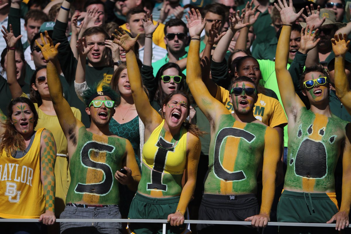 Baylor's tweet photo. One. Month. 🐻🏈 #SicEm https://t.co/dHSrHajM9B