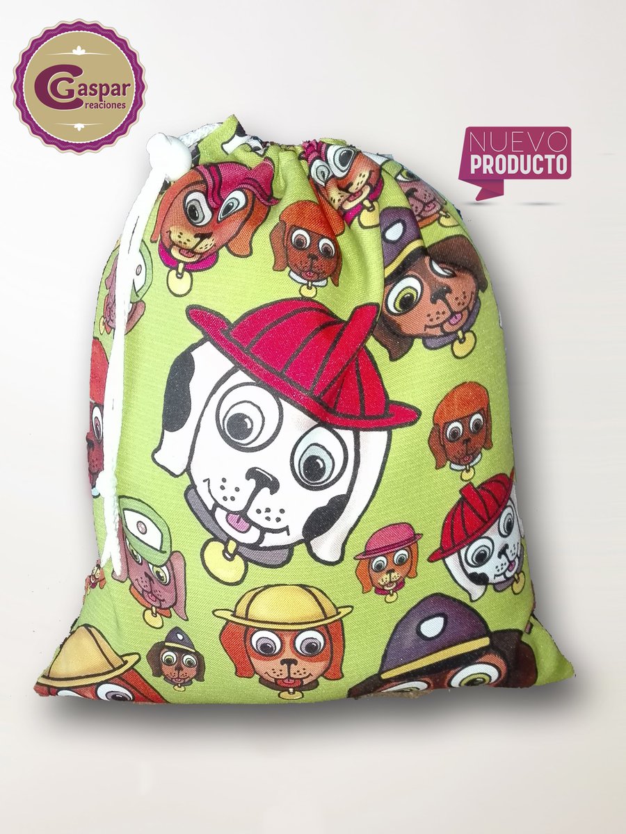 creaGaspar's tweet photo. Bolsa de merienda con estampado de perritos 5€. Gastos de envio incluidos!!! No te quedes sin la tuya... !Hay de todos los colores!😍😍😍 https://t.co/PjMZEOzfFX