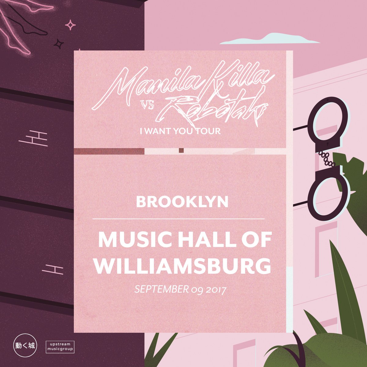 Robotaki's tweet photo. NEW YORK!  @manilakilla and I are bringing our show to @MusicHallofWB on 9/9 bc the east coast needs some love.  Tickets on sale Friday..🌸🏙🤖 https://t.co/aqizqqA4iI