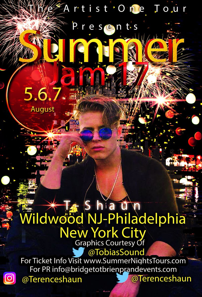ArtistOneTour's tweet photo. Official Announcement @TERENCESHAUN  joins us on Aug 5th @soulfootball Aug 6th @WickedWillysNY Aug 7th @MoreysPiers  https://t.co/xw266NJN1l https://t.co/M5nbkFYNya