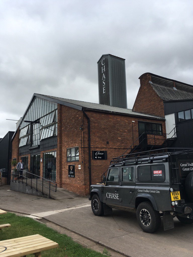 circlewine's tweet photo. No sunshine @williamschase distillery today but a very warm welcome. #Herefordshire #gin #vodka https://t.co/nRSmsJtPcS