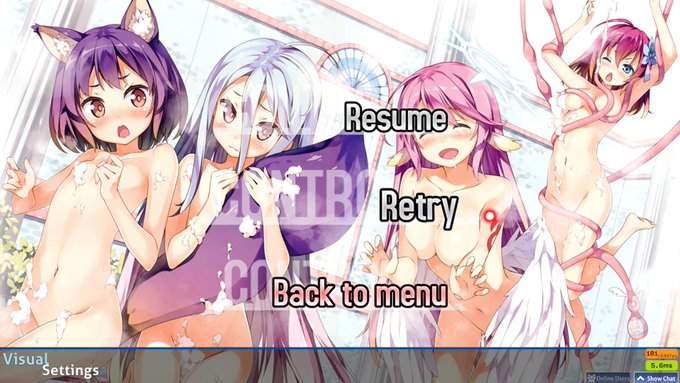 Kazue_Nakano's tweet photo. *Pause*
What th-
#nogamenolife #osu #pausescreen https://t.co/3NNdmcsZuw